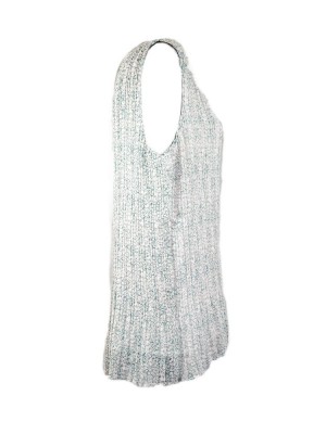 TOP VERDE SIN MANGA PLISADO 2