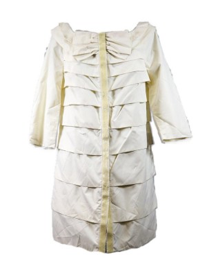 Chaqueta volantes lazo crude