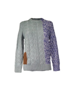 JERSEY ASPEN GRIS B/MARRON