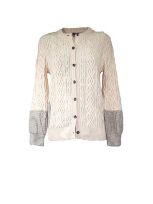 CARDIGAN BCREEK BEIGE B/GRIS