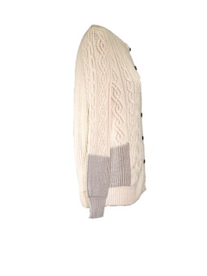 CARDIGAN BCREEK BEIGE B/GRIS 2