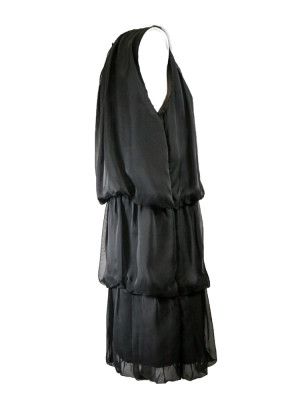 Vestido crepe negro 2