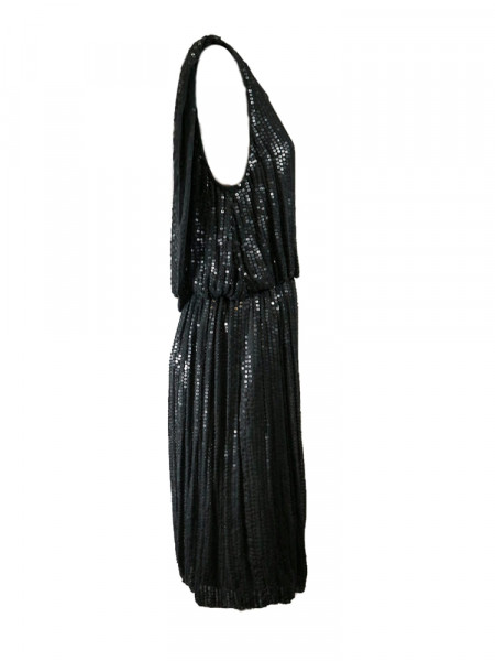 Vestido lentejuelas negro