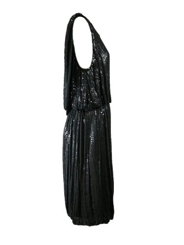 Vestido lentejuelas negro