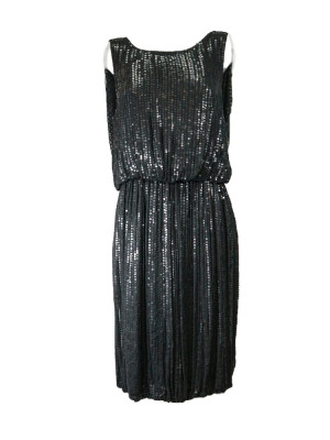 Vestido lentejuelas negro