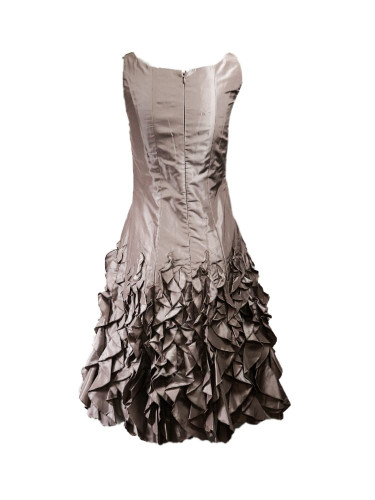 Vestido _Satén_Visón_tra Vestido _Satén_Visón_tra