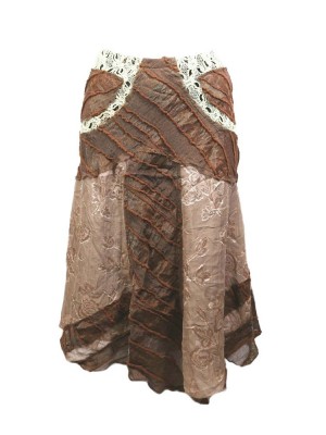 Falda brown 2