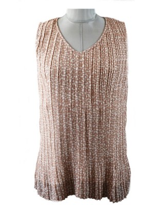 TOP ROSA SIN MANGA PLISADO 2