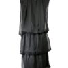 Vestido crepe negro
