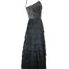 Vestido volantes negro