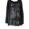 BLUSA ENCAJE FLORAL NEGRA BLUSA ENCAJE FLORAL NEGRA