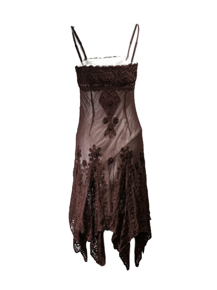 Vestido marrón