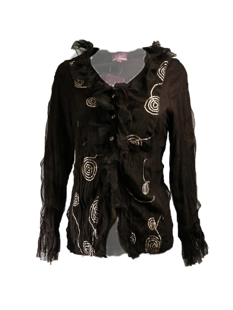 Chaqueta_Cenefas_Marrón_del Chaqueta_Cenefas_Marrón_del