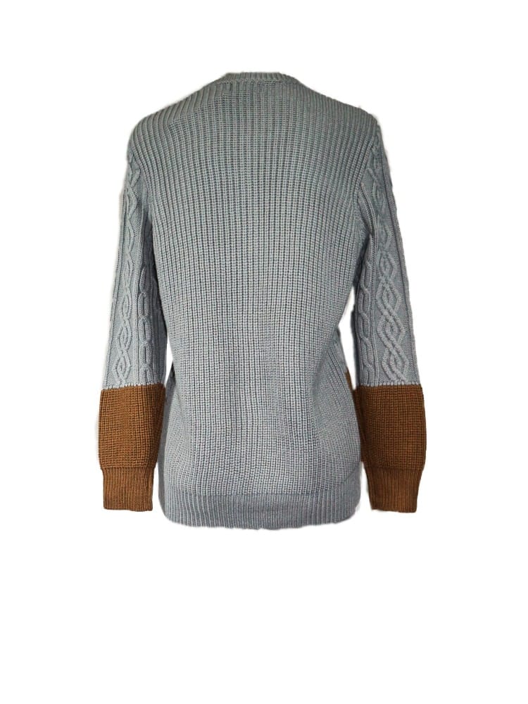 CARDIGAN BCREEK GRIS B/MARRON