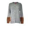 CARDIGAN BCREEK GRIS B/MARRON
