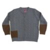 CARDIGAN BCREEK GRIS B/MARRON