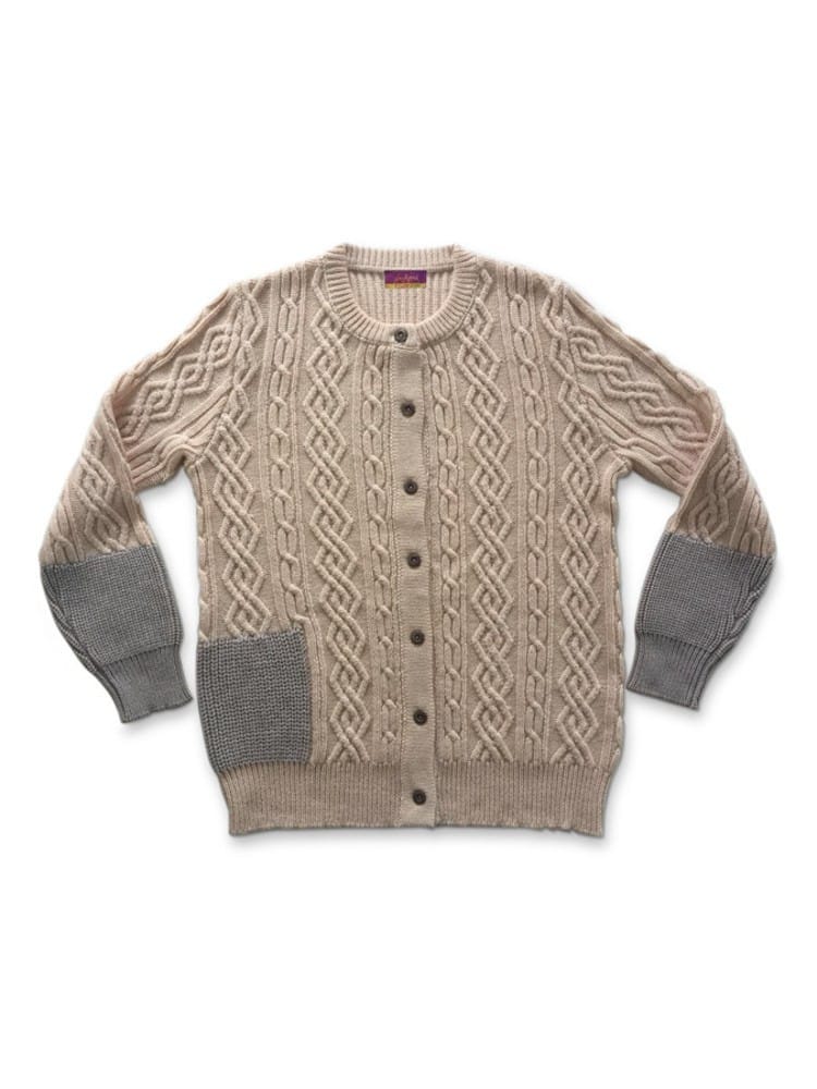 CARDIGAN BCREEK BEIGE B/GRIS