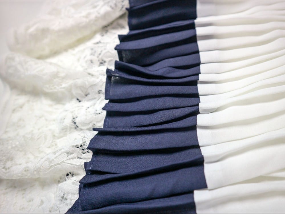 BLUSA AZUL ENCAJE BLUSA AZUL ENCAJE