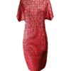 Vestido Midi Rojo Plisado – Brilla con Elegancia Vestido Midi Rojo Plisado – Brilla con Elegancia