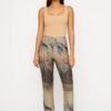 PANTALON HIGH WAIST JIRAFA BLUE
