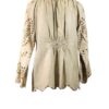 Camiseta troquelada camel