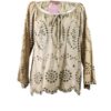 Camiseta troquelada camel