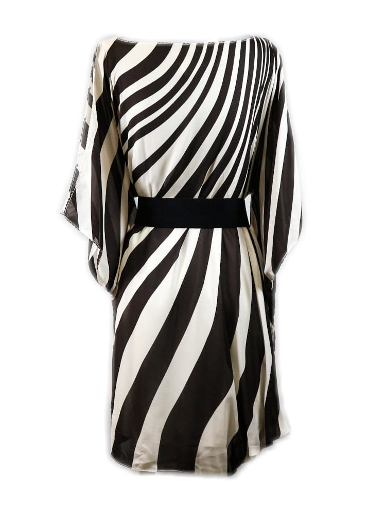 Vestido stripes blanco negro Vestido stripes blanco negro