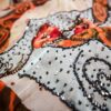 Vestido blue orange