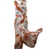 Vestido blue orange