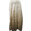 Falda tiras beige