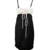Vestido blanco/negro