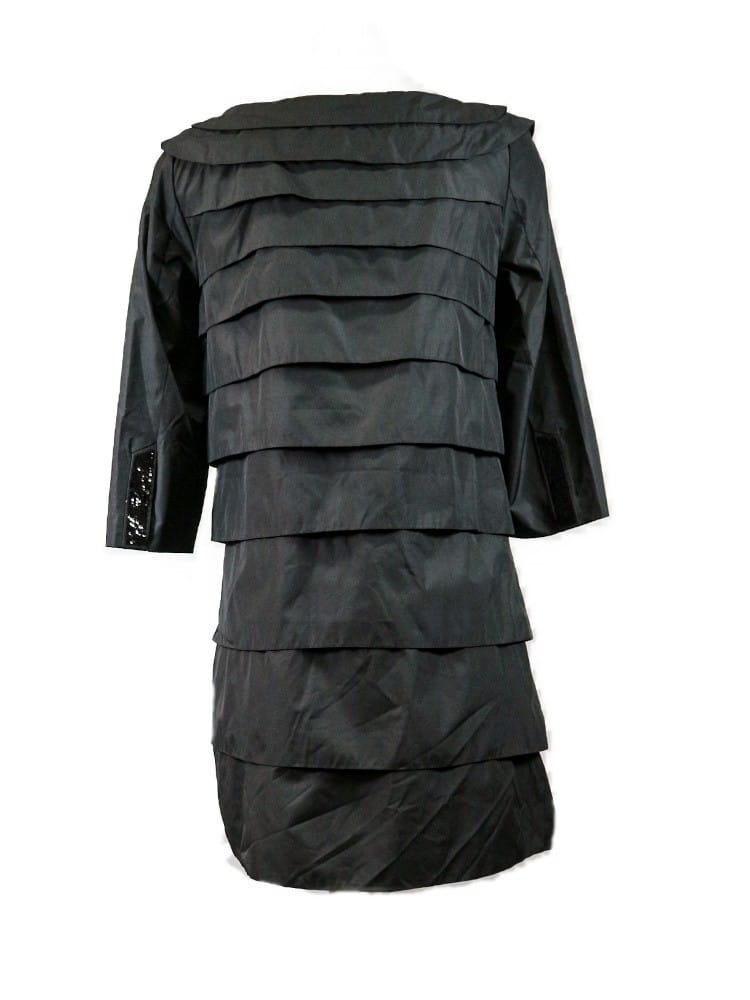 Chaqueta volantes lazo black