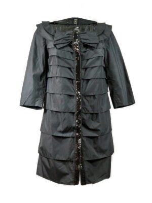 Chaqueta volantes lazo black
