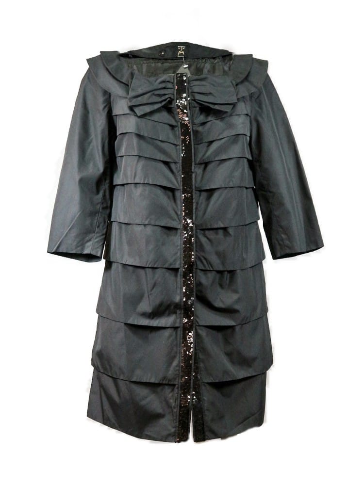 Chaqueta volantes lazo black