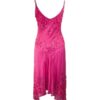 Vestido midi fucsia con pedrería Vestido midi fucsia con pedrería