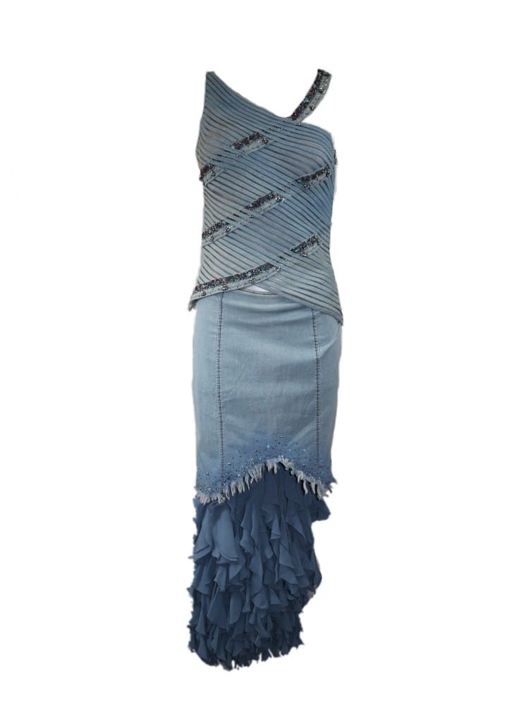 Nuria Aymerich Conjunto tejano crepe