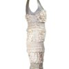 Vestido volantes champagne Vestido volantes champagne