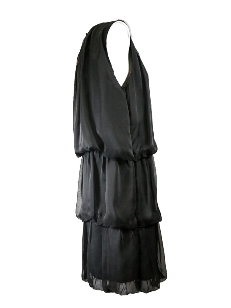 Vestido crepe negro Vestido crepe negro