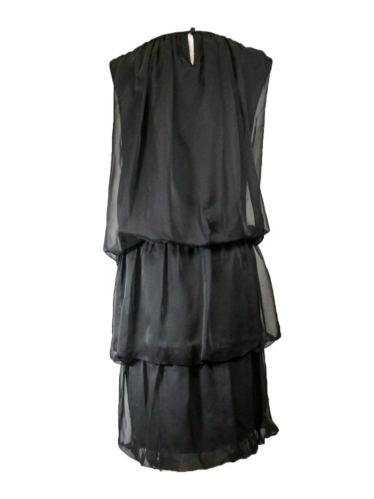 Vestido crepe negro Vestido crepe negro