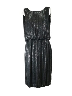 Vestido lentejuelas negro