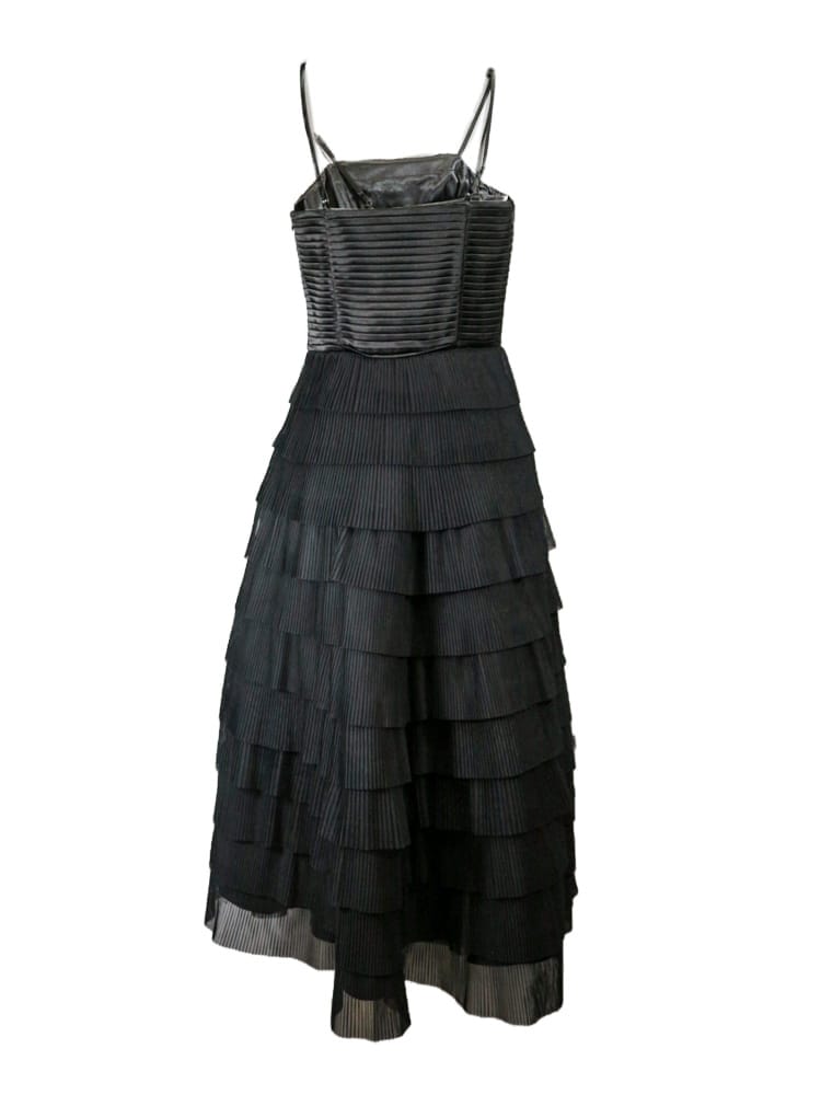 Vestido volantes negro Vestido volantes negro