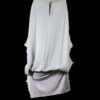 Vestido corto "low waist" color gris