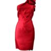 Vestido rojo delantero Vestido rojo delantero