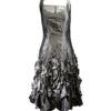 Vestido _Satén_Gris_del Vestido _Satén_Gris_del