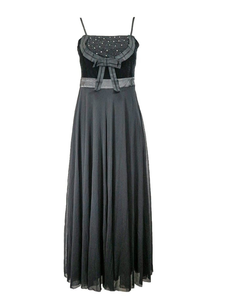 Vestido_Terciopelo_Negro_Delantero